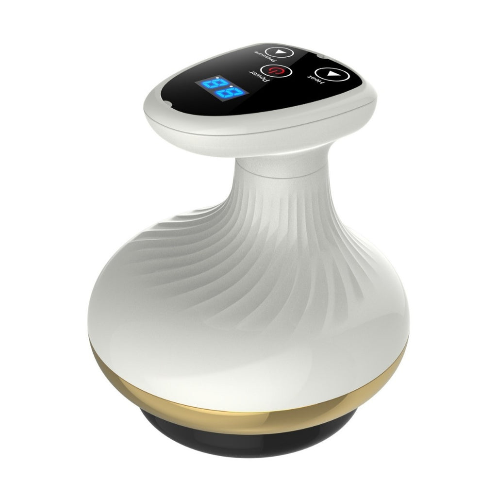 Electric Gua Sha & Cupping Beauty Massager - 9 Speeds, USB, Gold