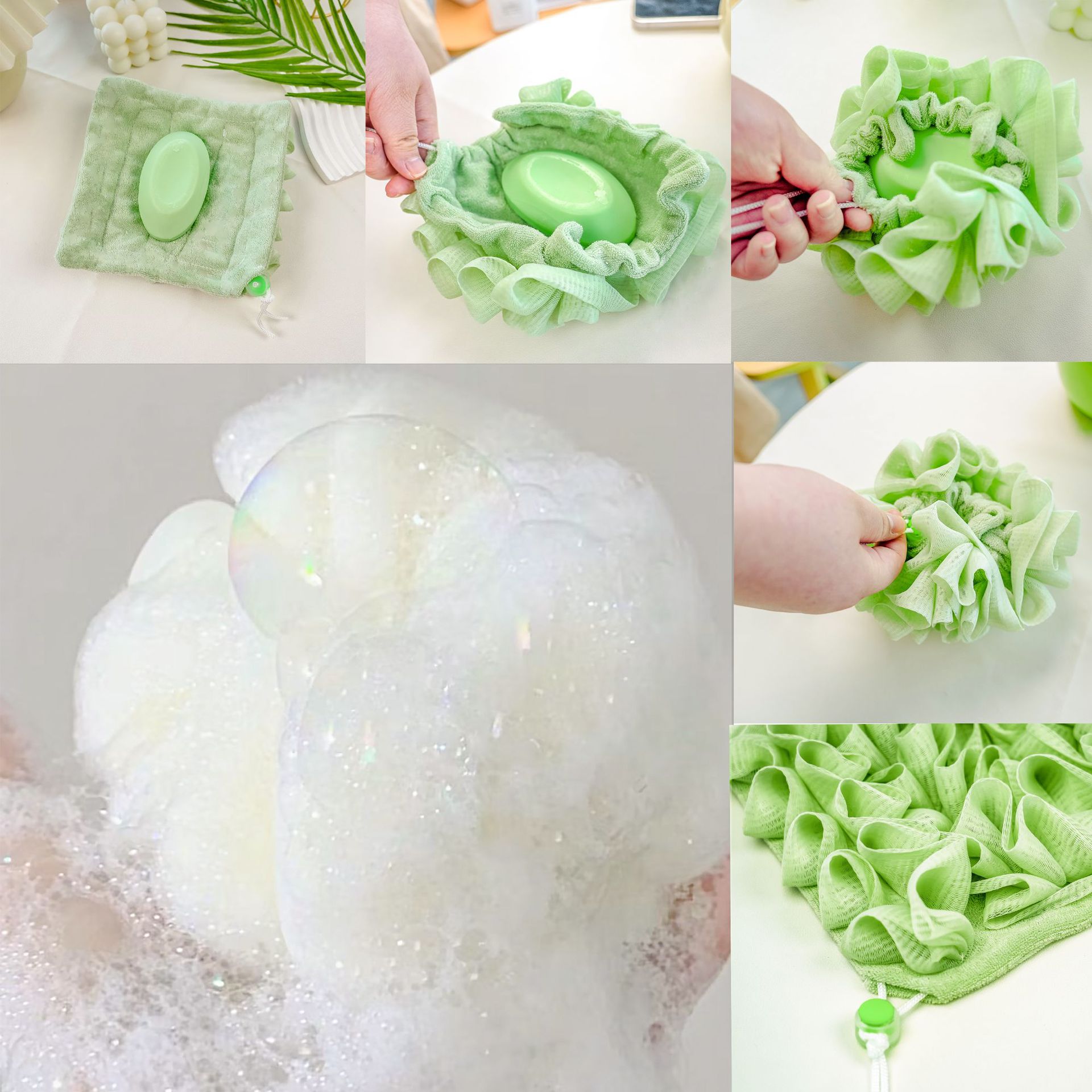 Two-in-one Foaming Net Ball Can Not Disperse Soap Foaming Net